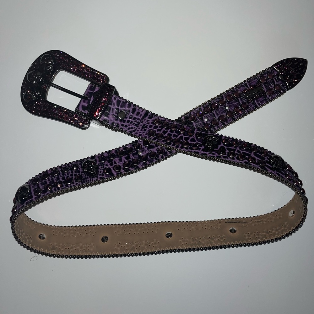Purple B.B. Simon Belt